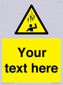 Custom Falling Ice sign